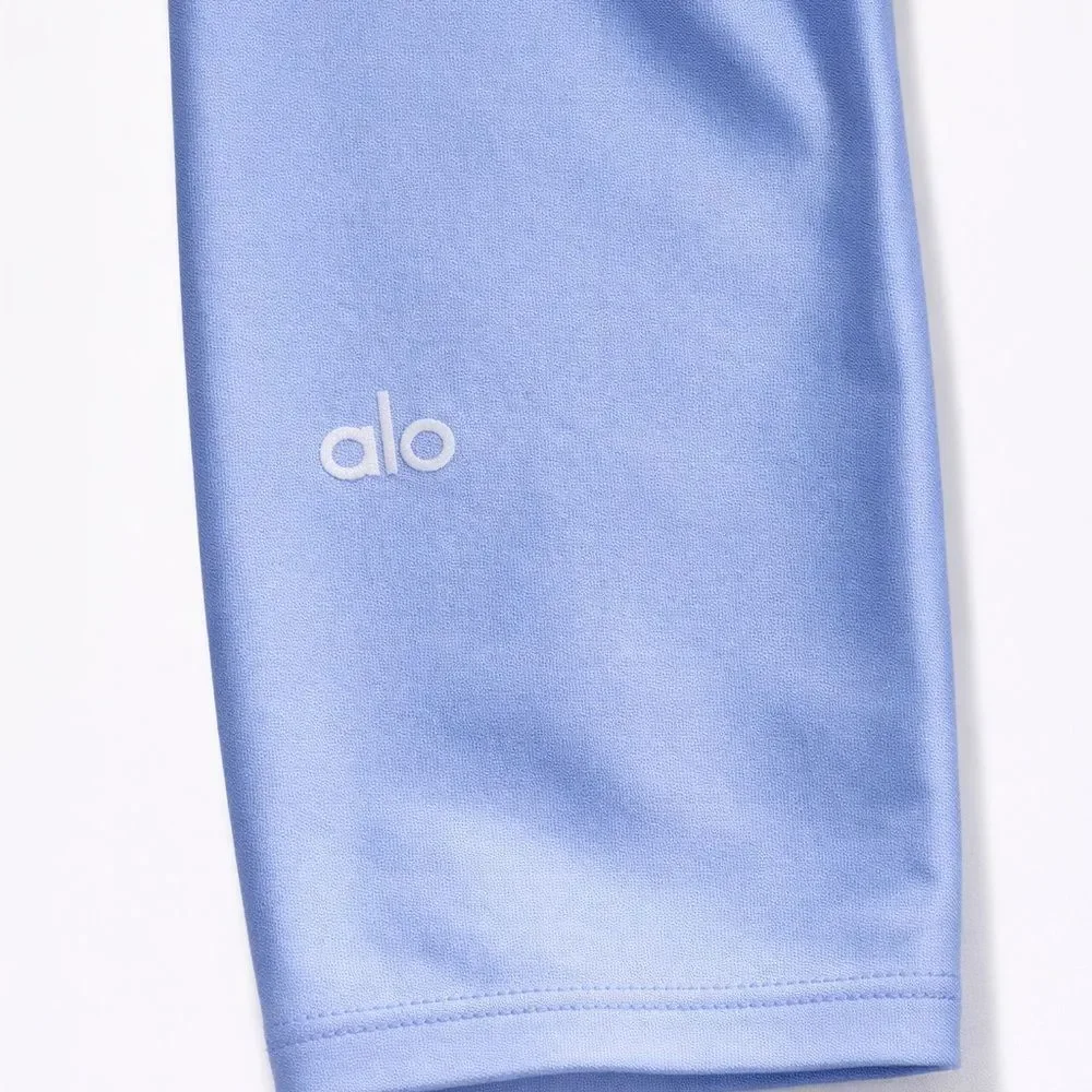 Alo Yoga Airlift 7/8 Leggings High Waist Crystal Blue NWT Women L